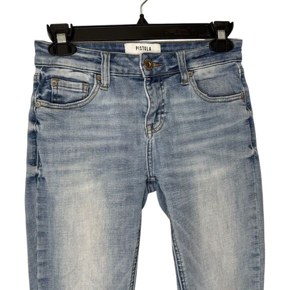 |EUC| PISTOLA Arielle Skinny Scissor Cut Hem Jeans - Picture 2 of 6